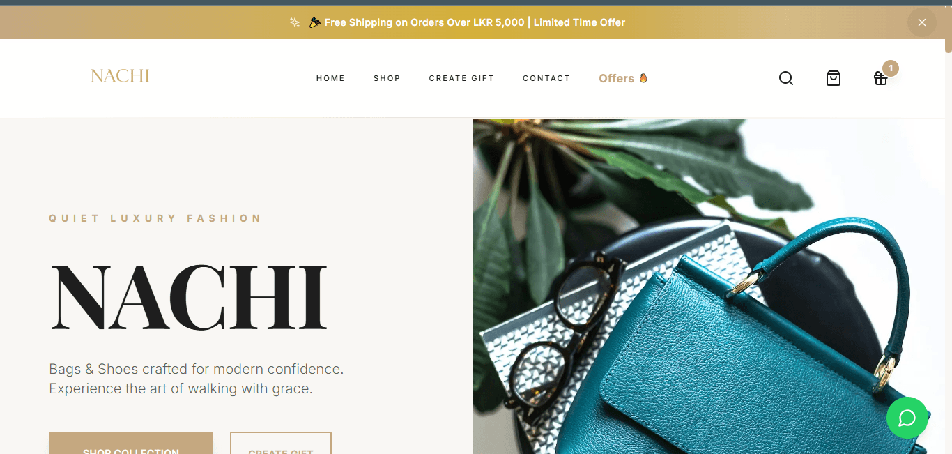 NACHI - Luxury Fashion E-Commerce Platform