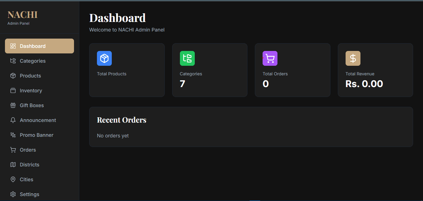 NACHI - Luxury Fashion E-Commerce Platform screenshot 2
