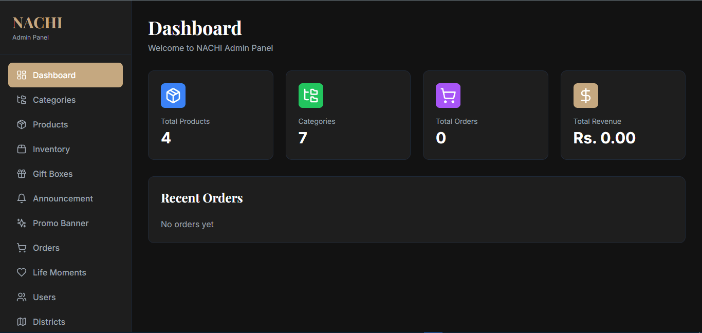  Admin Dashboard & Life Moments Concierge