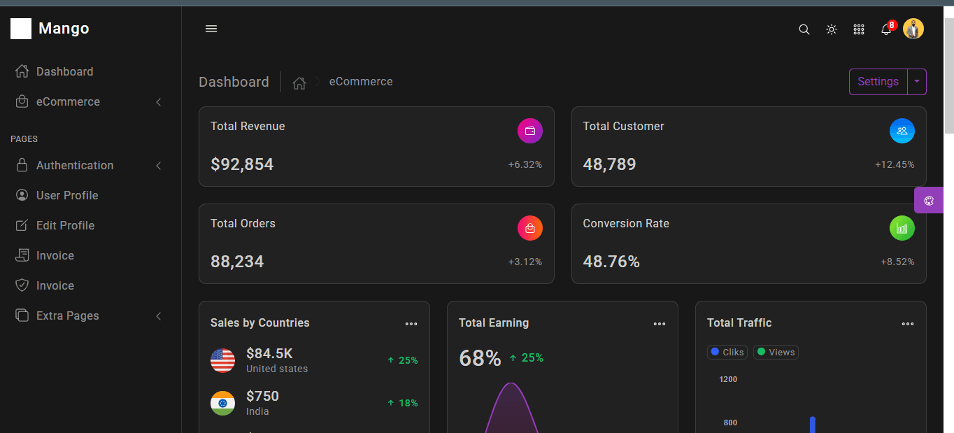🚀 Admin CMS – Smart Control Panel screenshot 3